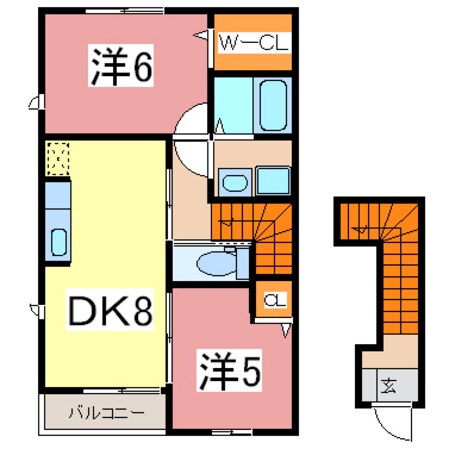 すずらんの物件間取画像